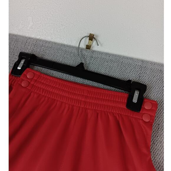 Nike Dri-fit Rivalry Warm Up Pant Womens X-Small Red/White Snap Leg Performance - Picture 5 of 16